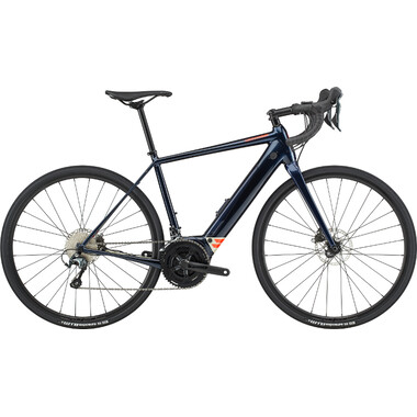 Bicicleta de carrera eléctrica CANNONDALE SYNAPSE NEO 2 Shimano Tiagra Mix 34/50 Azul 2020 0
